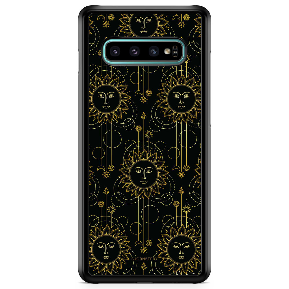 Samsung Galaxy S10 Plus Case - Gold Suns