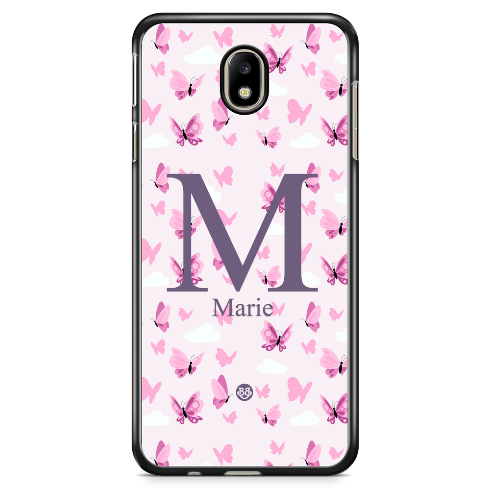 Samsung Galaxy J3 (2017) Case Custom - AWAKEN - Butterfly Pink