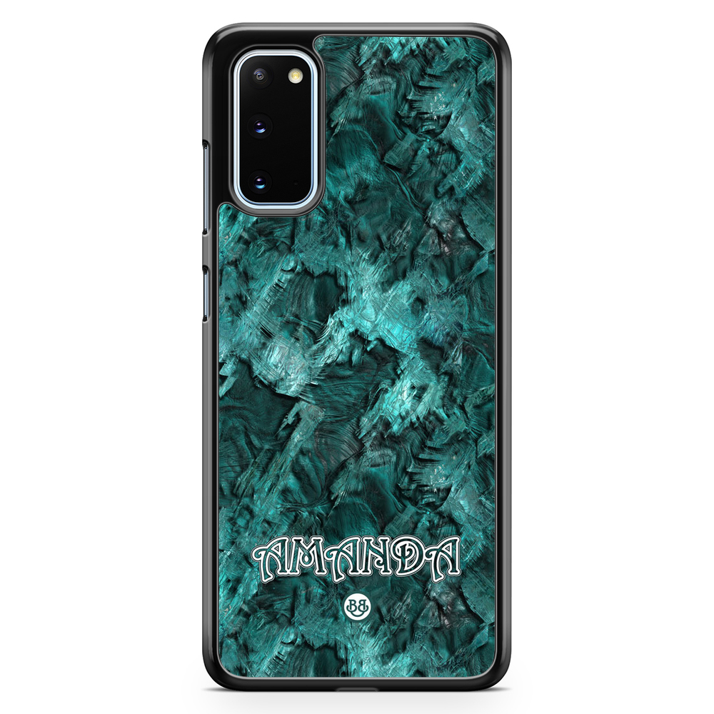 Samsung Galaxy S20 FE Custom Case - Green Name