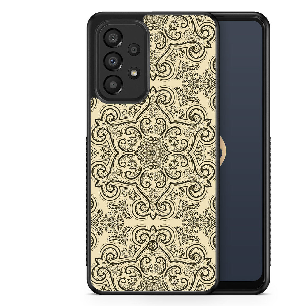 Samsung Galaxy A33 5G Case - Beige Retro Pattern