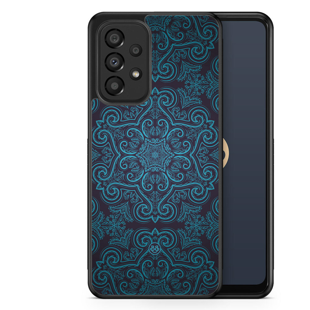 Samsung Galaxy A33 5G Case - Blue Retro Pattern