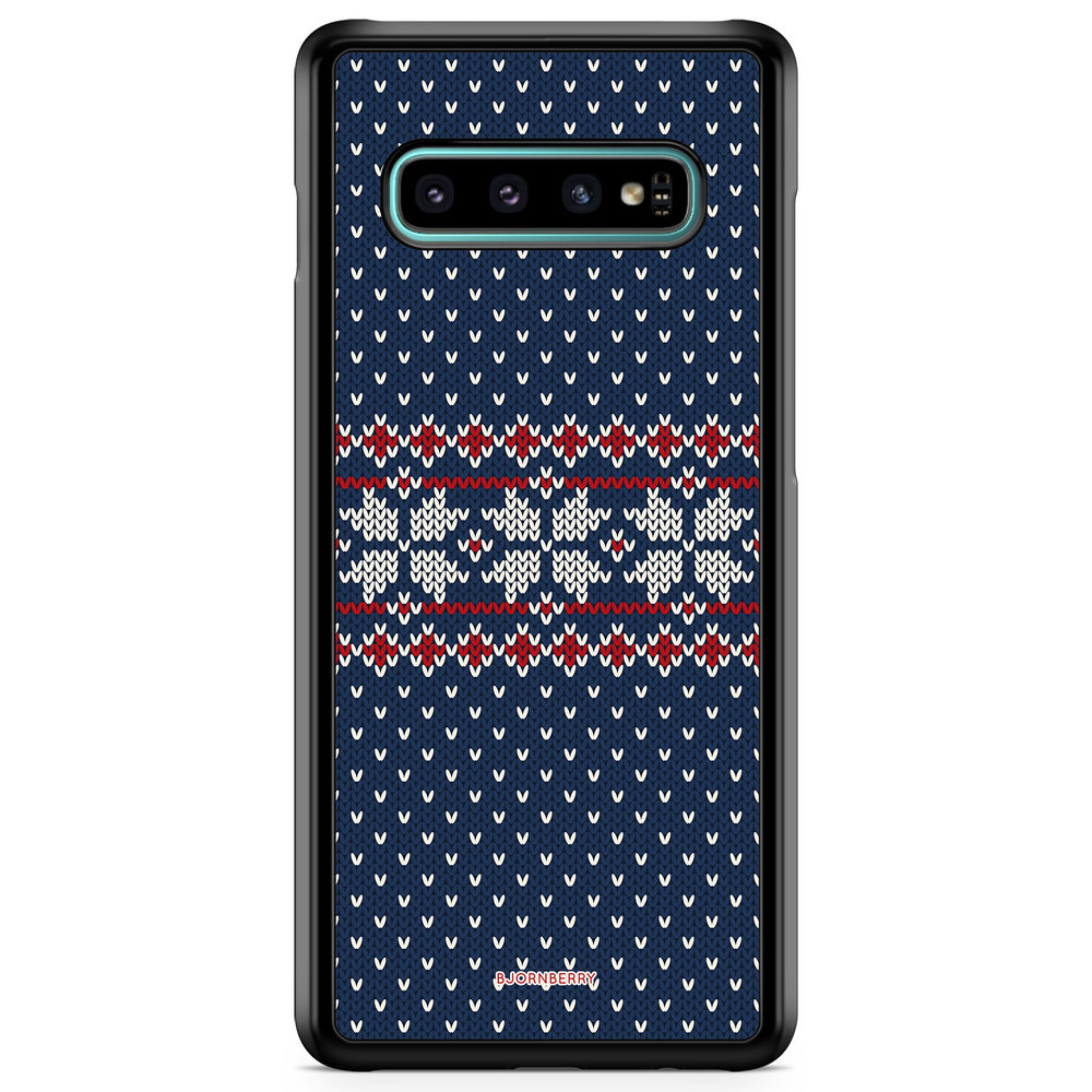 Samsung Galaxy S10 Plus Case - Knitted Xmas