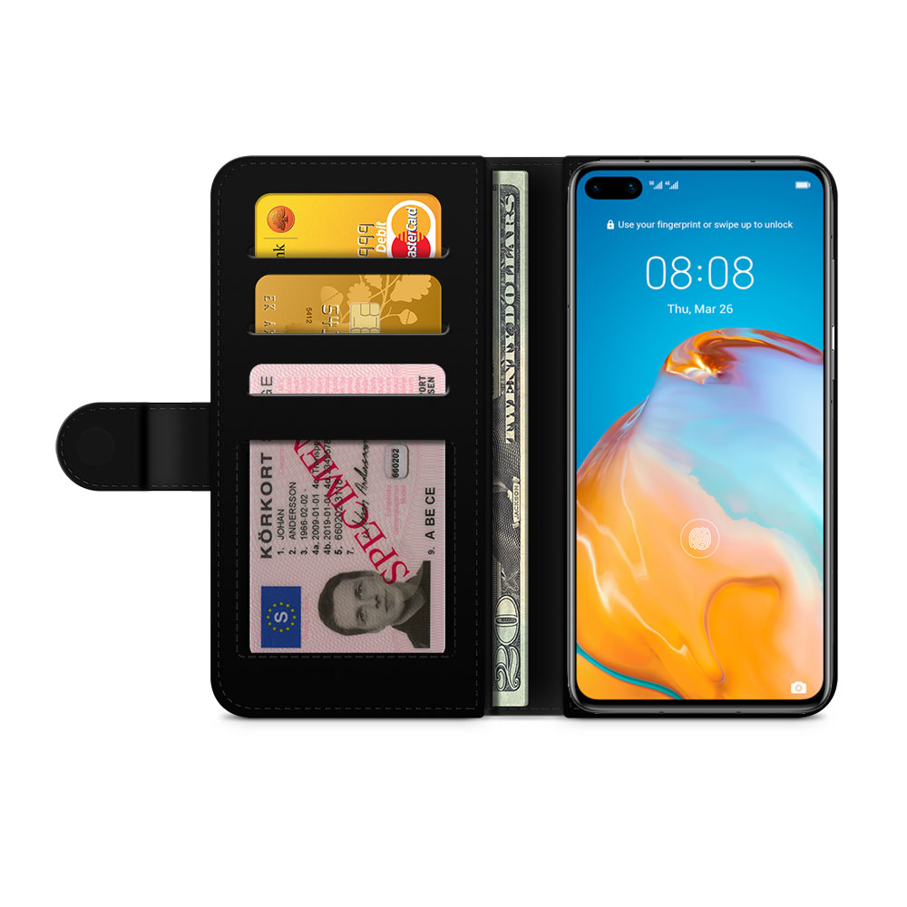 Huawei P40 Wallet Case - Scary Clown - 2