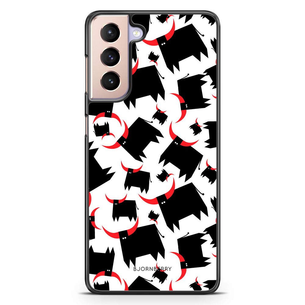 Samsung Galaxy S21 Case - Bull Red Horns