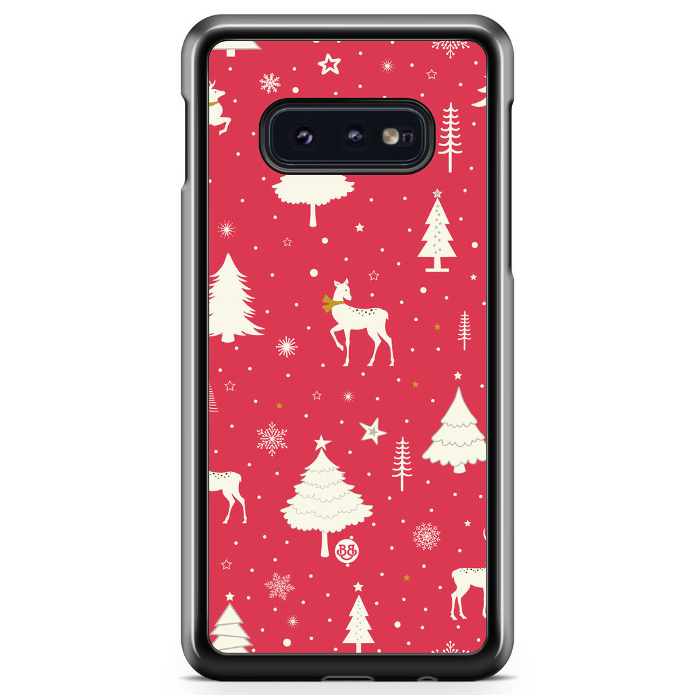 Samsung Galaxy S10e Case - Red Christmas