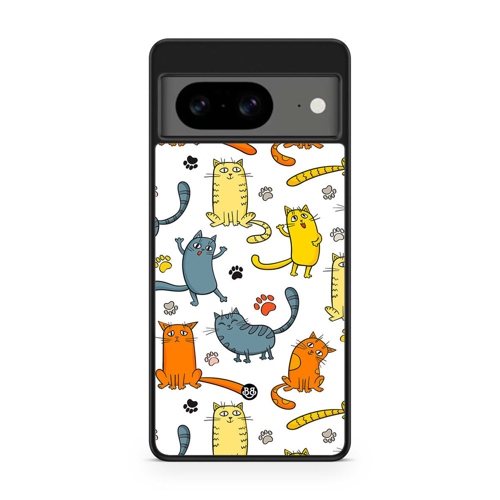 Google Pixel 8 Case - Cat Pattern