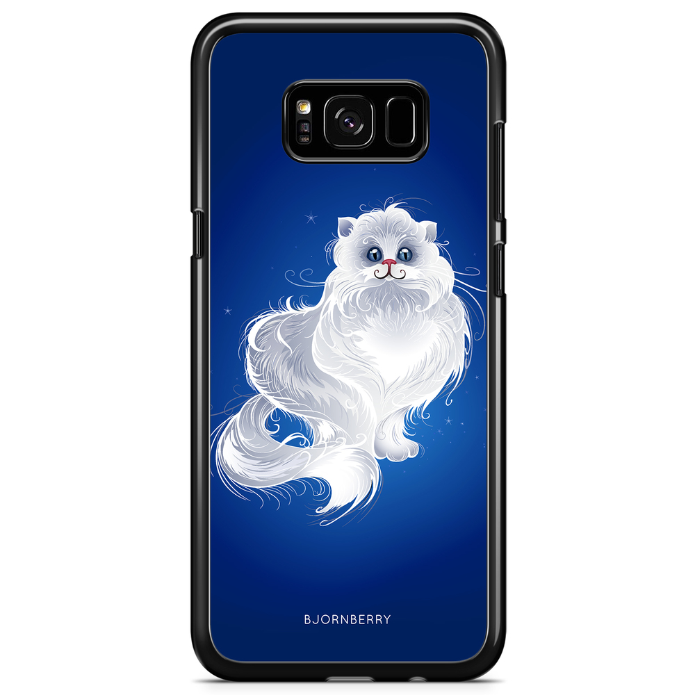 Samsung Galaxy S8 Case - White Cat