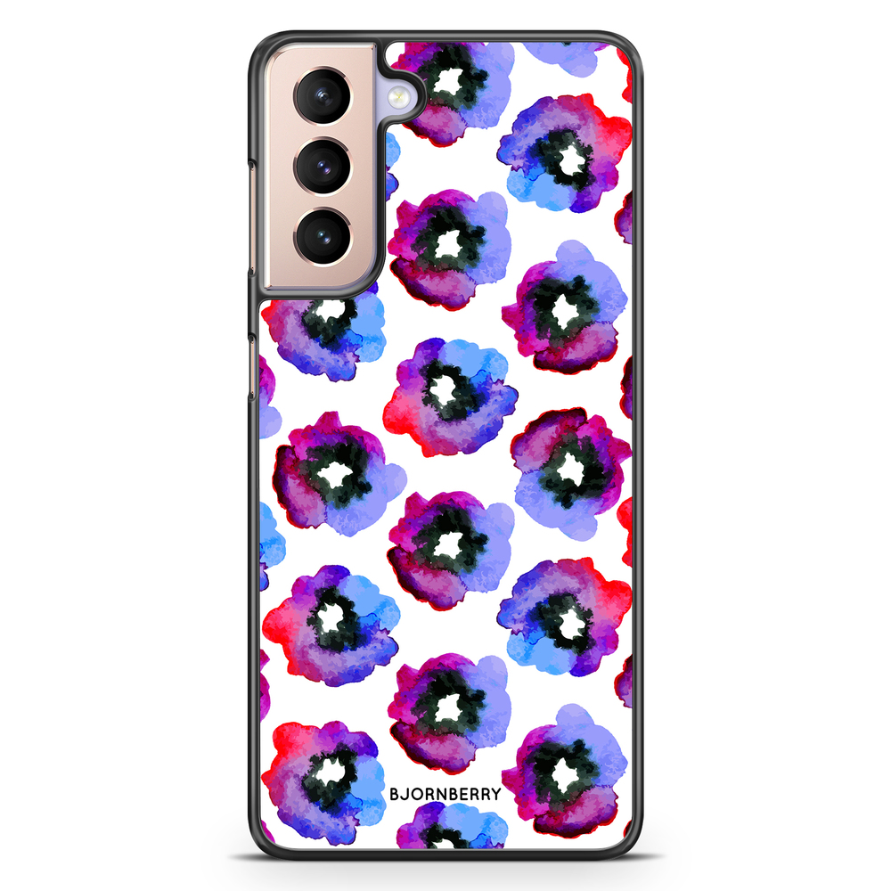 Samsung Galaxy S21 Case - Violet Flowers
