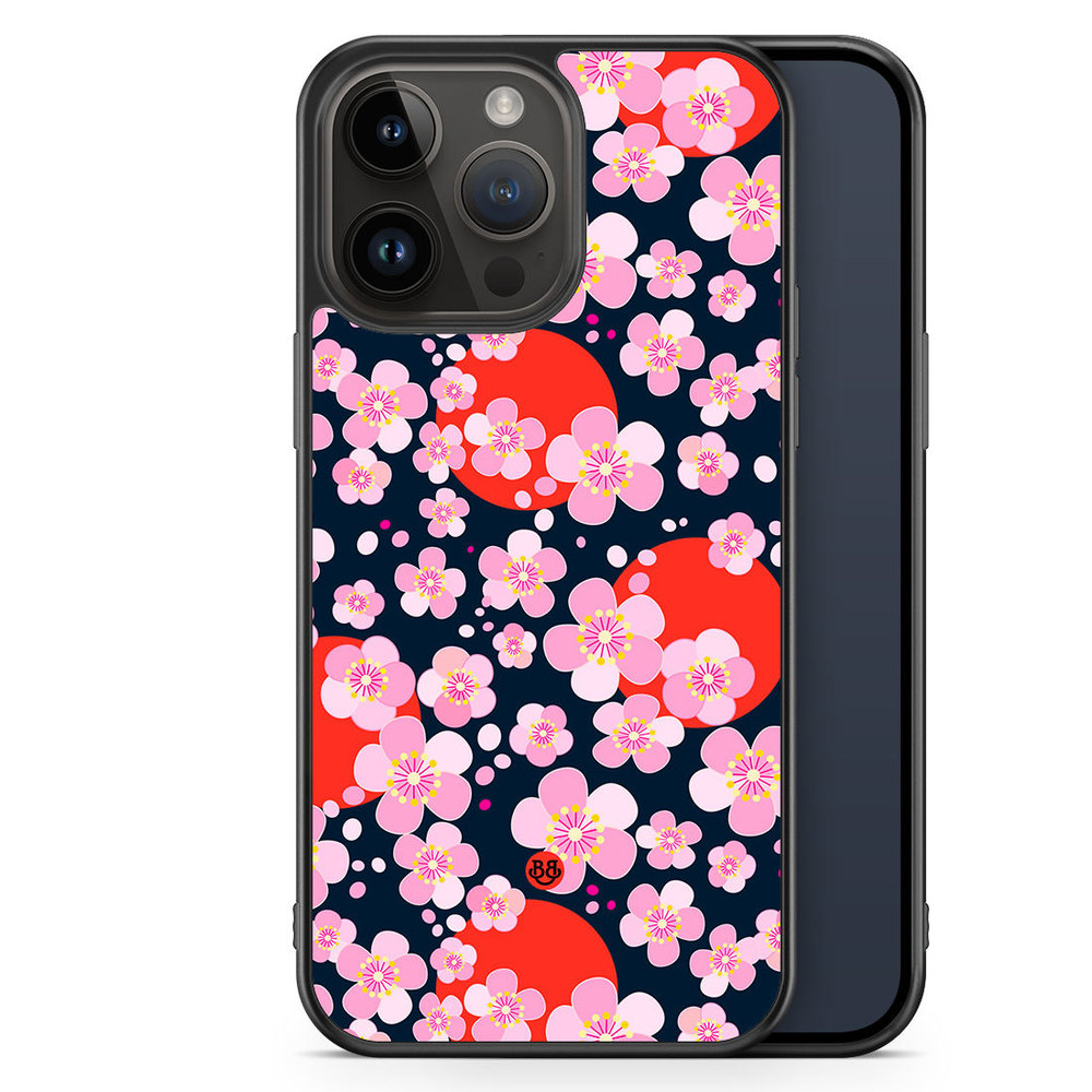 iPhone 14 Pro Max Case - Japanese Flowers