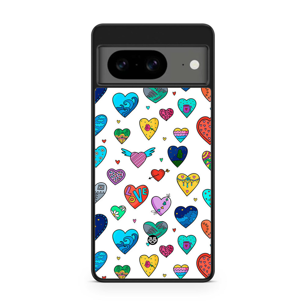 Google Pixel 8 Case - Hearts