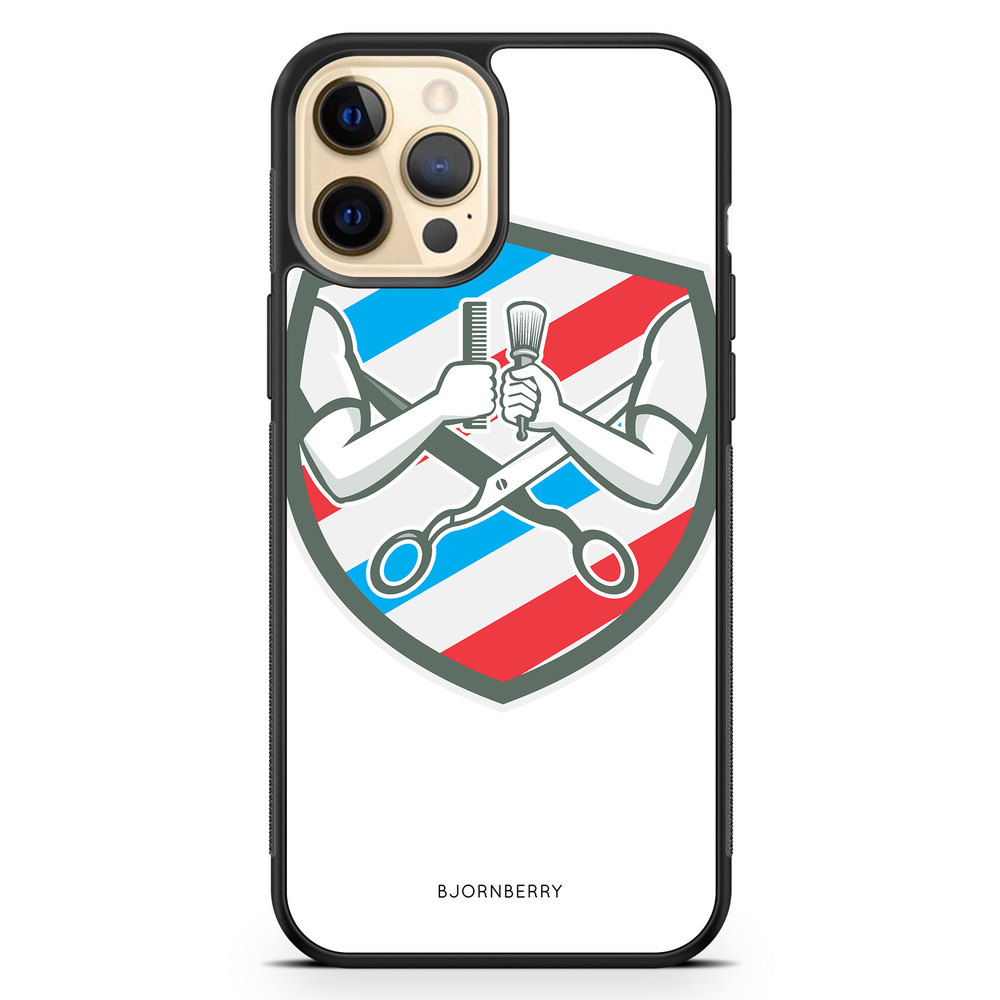iPhone 12 Pro Max Case - Barber Logo