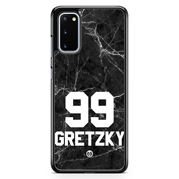Samsung Galaxy S20 FE Custom Skal - Svart Marmor Nummer