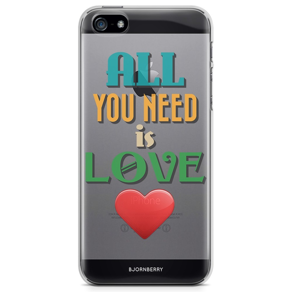 iPhone 5/5S/SE (2016) TPU Case - All You Need Is Love