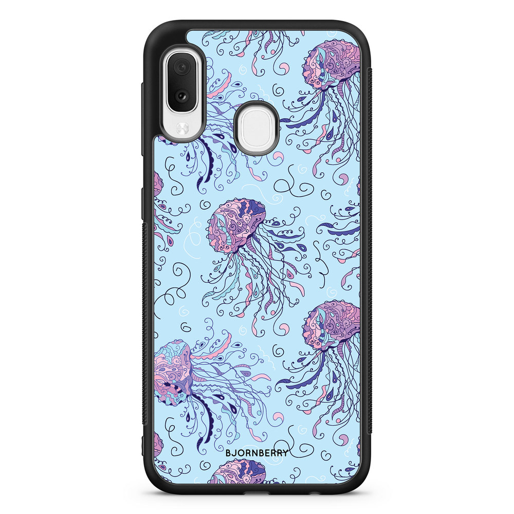 Samsung Galaxy A20e Case - Cartoon Jellyfish