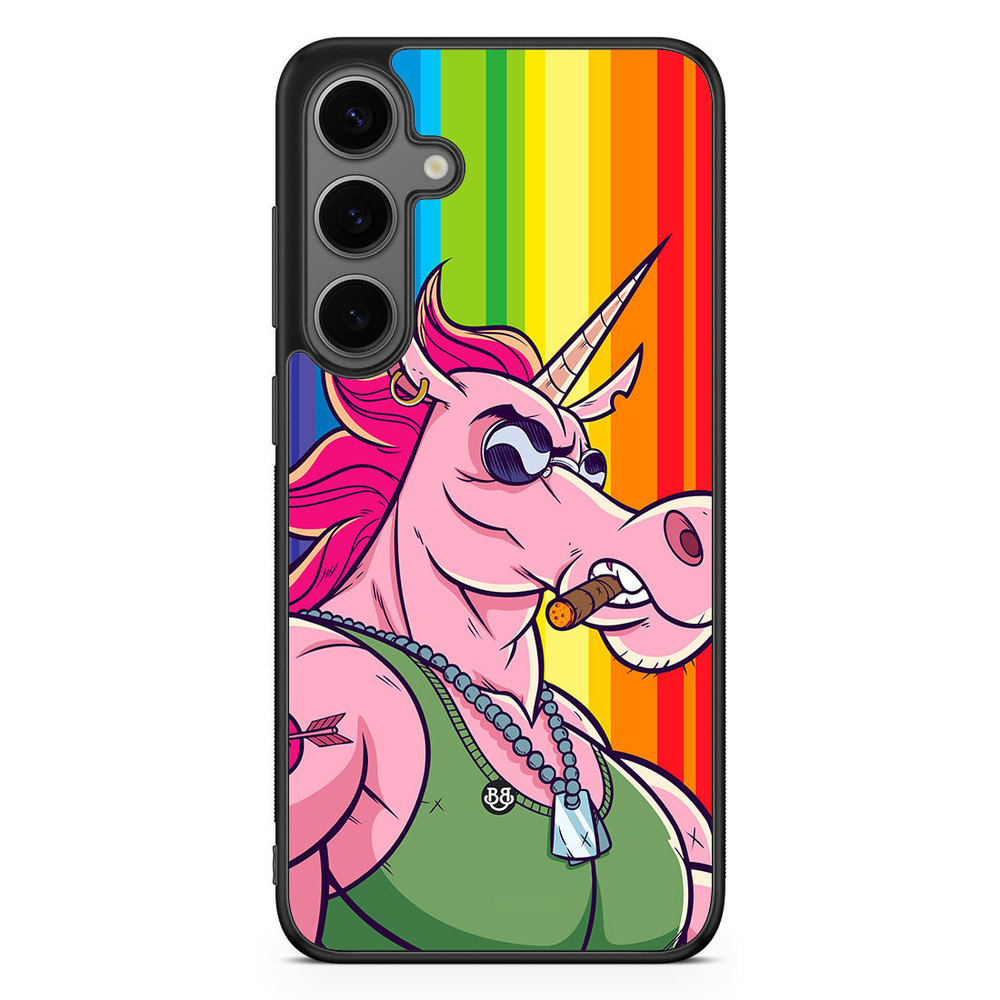 Samsung Galaxy S24 Plus Case - Muscle Unicorn