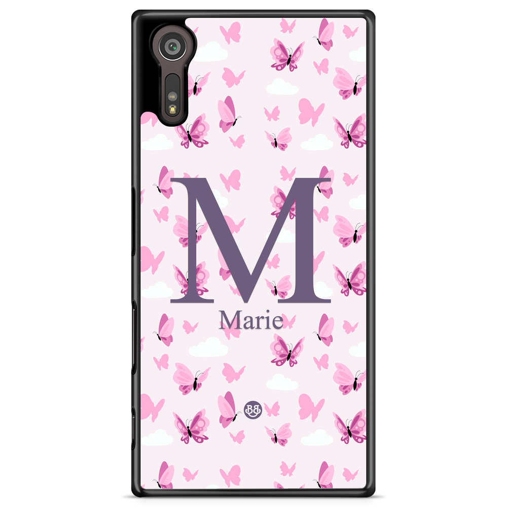 Sony Xperia XZ / XZs Case Custom - AWAKEN - Butterfly Pink