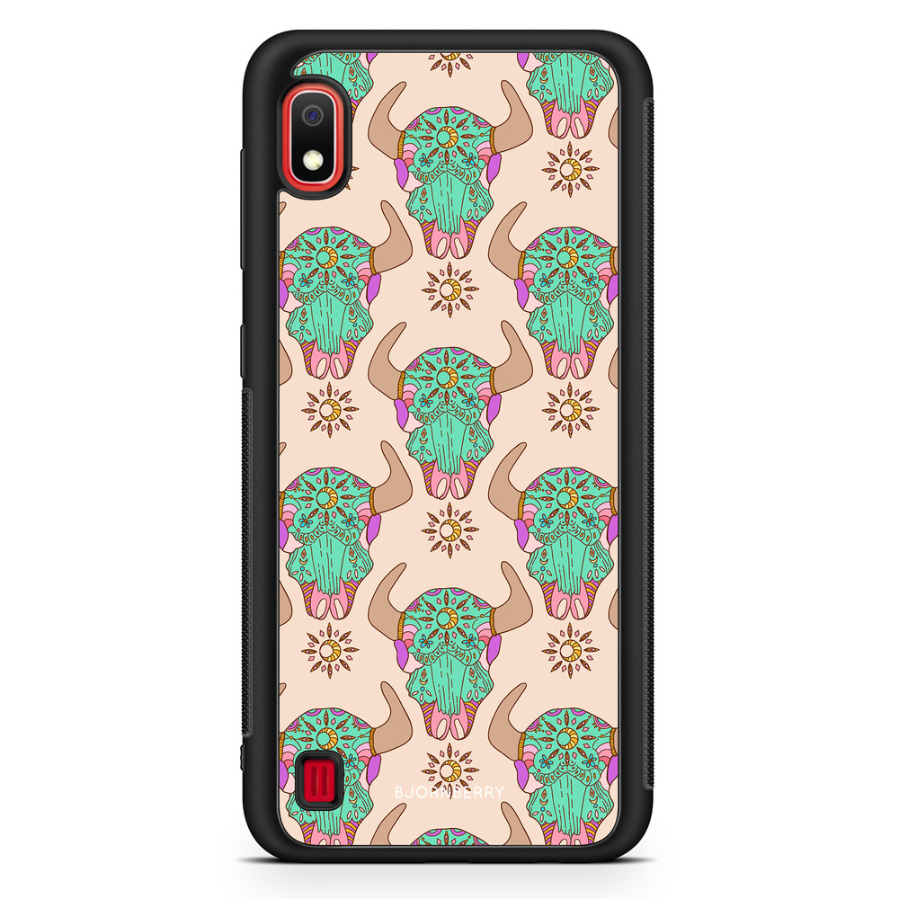 Samsung Galaxy A10 Case - Beautiful Skulls