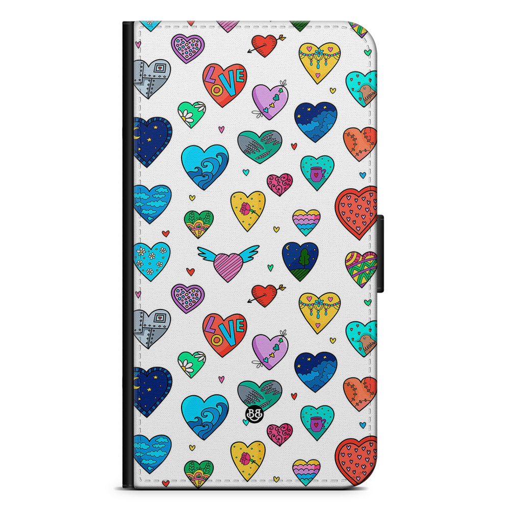 Xiaomi 12 Pro Wallet Case - Hearts