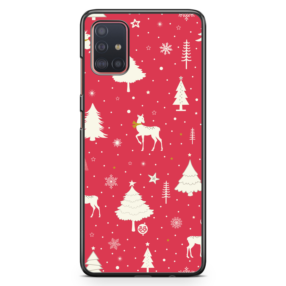 Samsung Galaxy A51 Case - Red Christmas