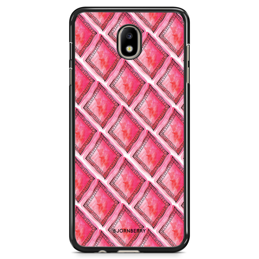 Samsung Galaxy J7 (2017) Case - Red Rhombus