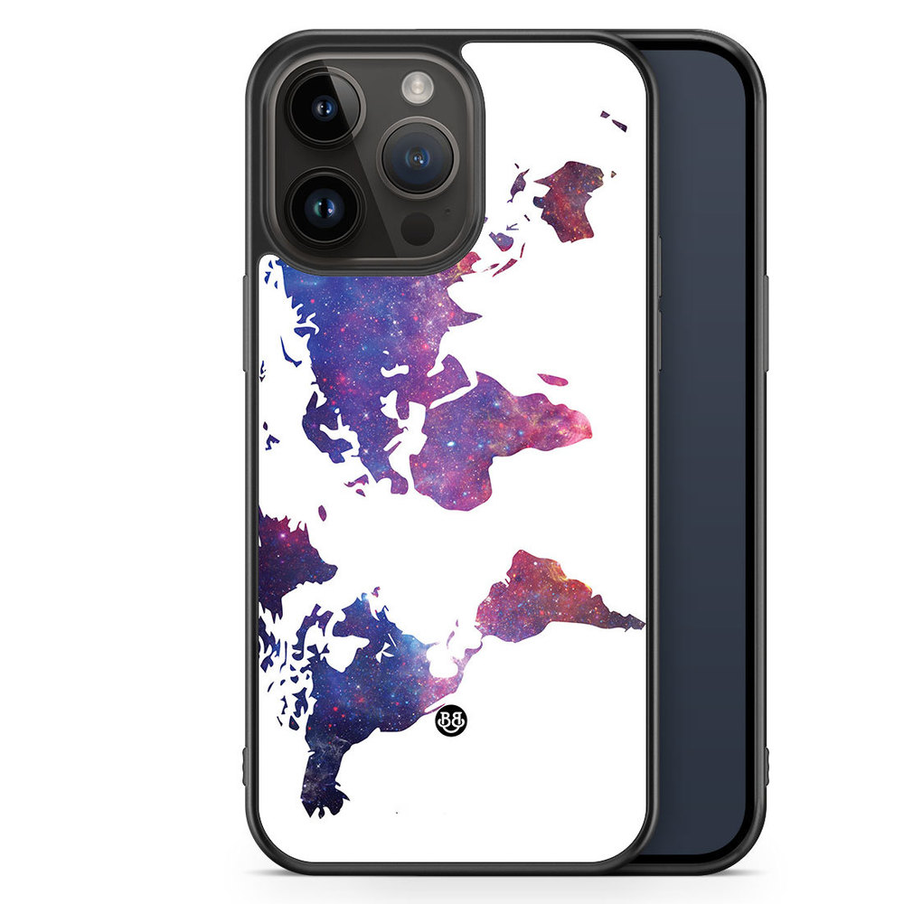 iPhone 14 Pro Max Case - World Map Space