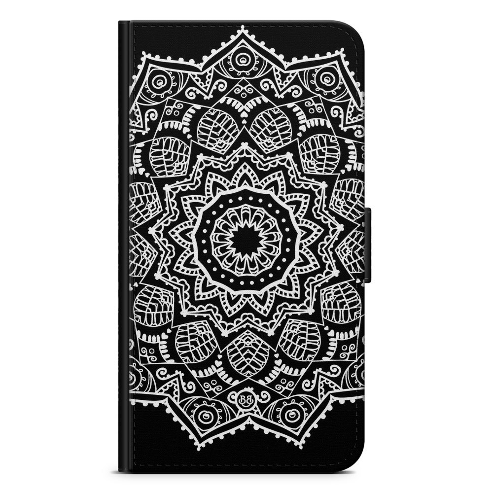 Xiaomi 12 Pro Wallet Case - White Mandala