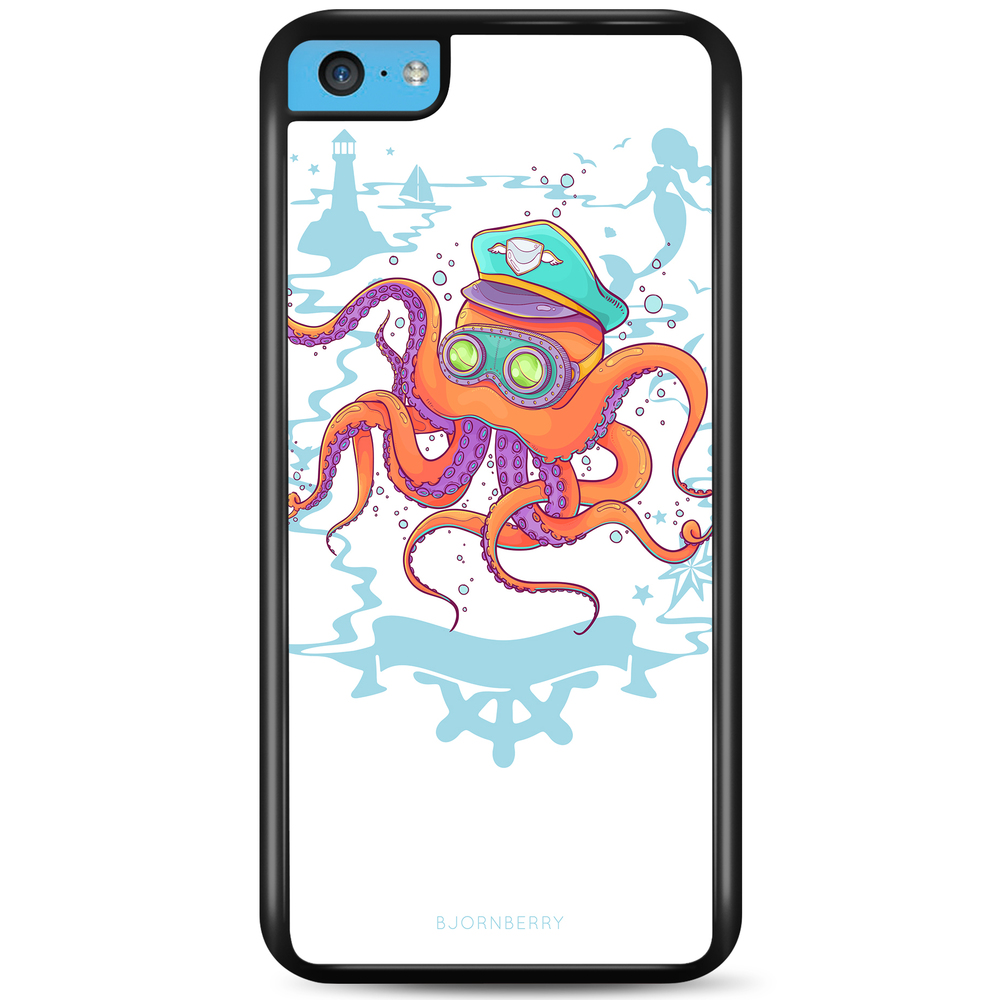 iPhone 5C Case - Captain Octopus