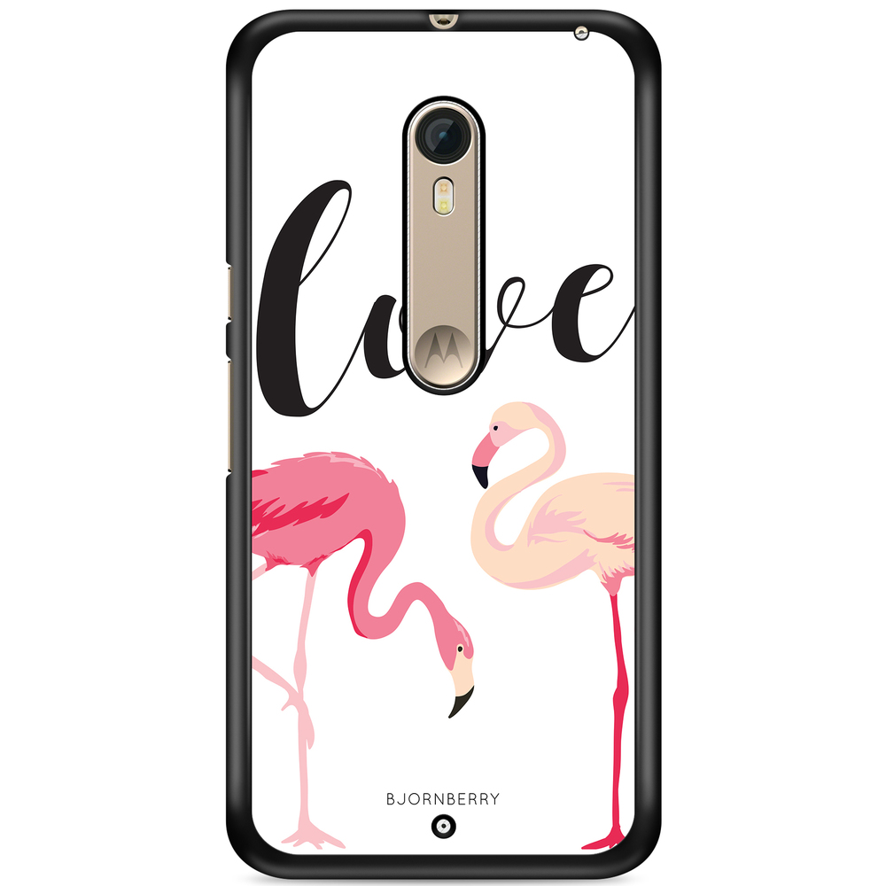 Moto X Style Case - Love Flamingo