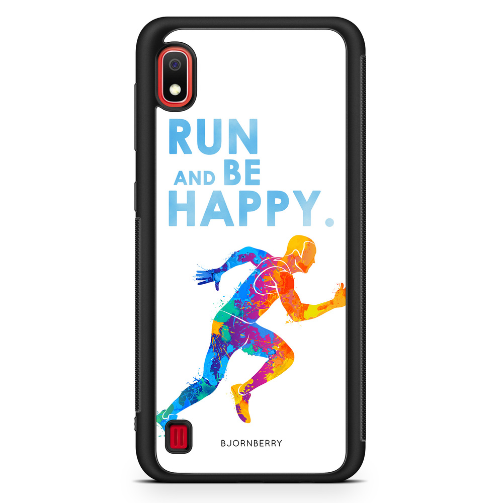 Samsung Galaxy A10 Case - Run and be happy