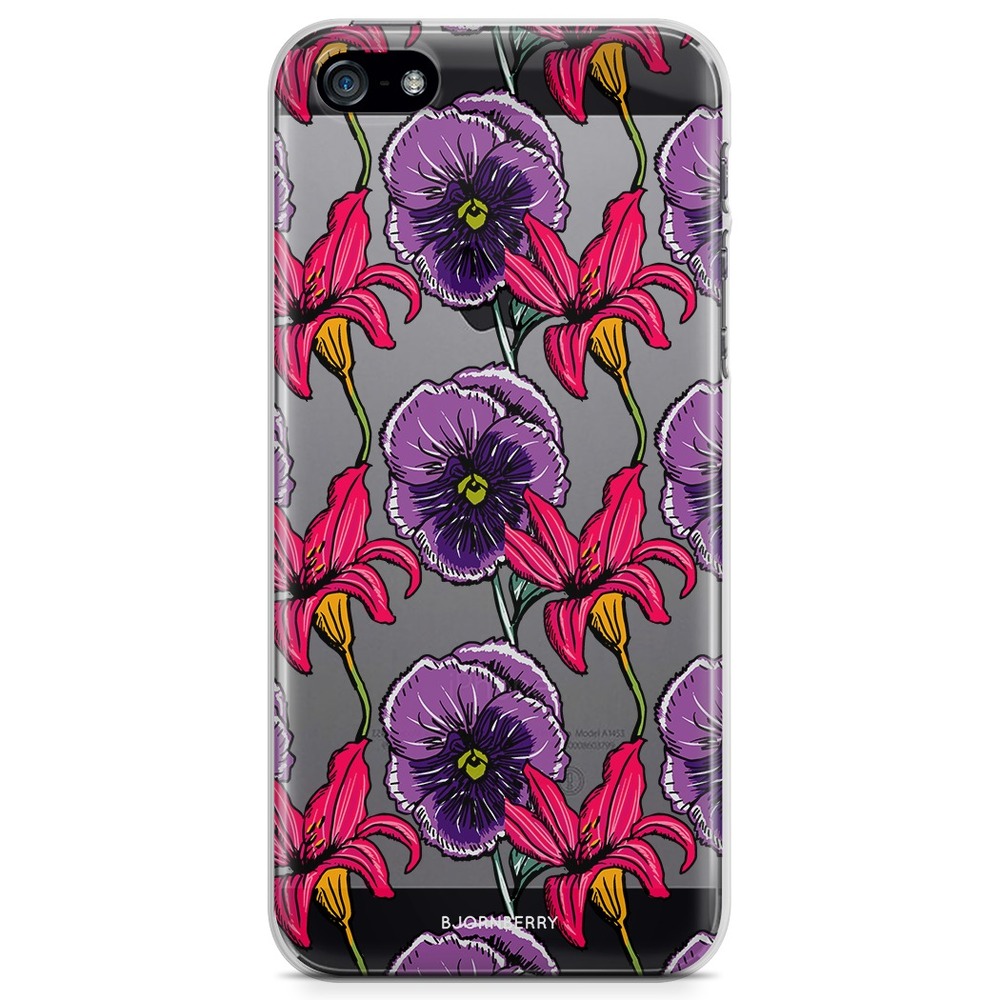 iPhone 5/5S/SE (2016) TPU Case - Flowers