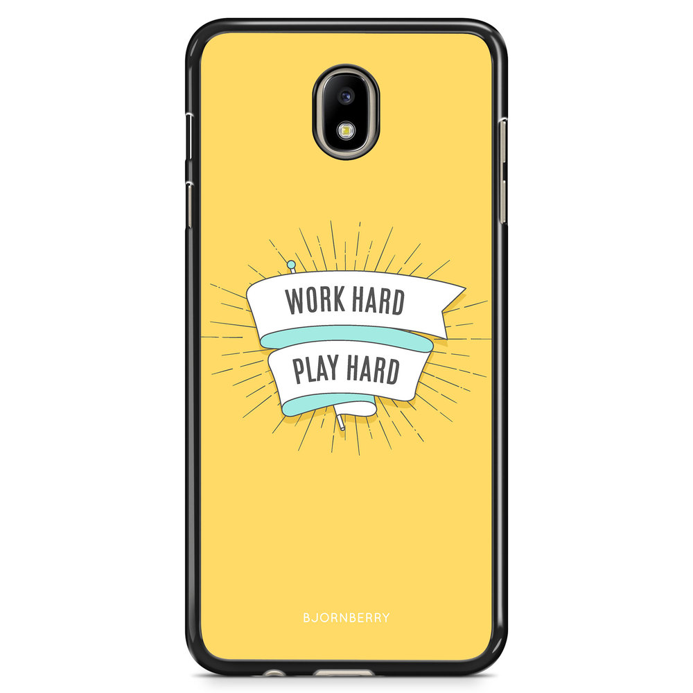 Samsung Galaxy J7 (2017) Case - Work hard play hard