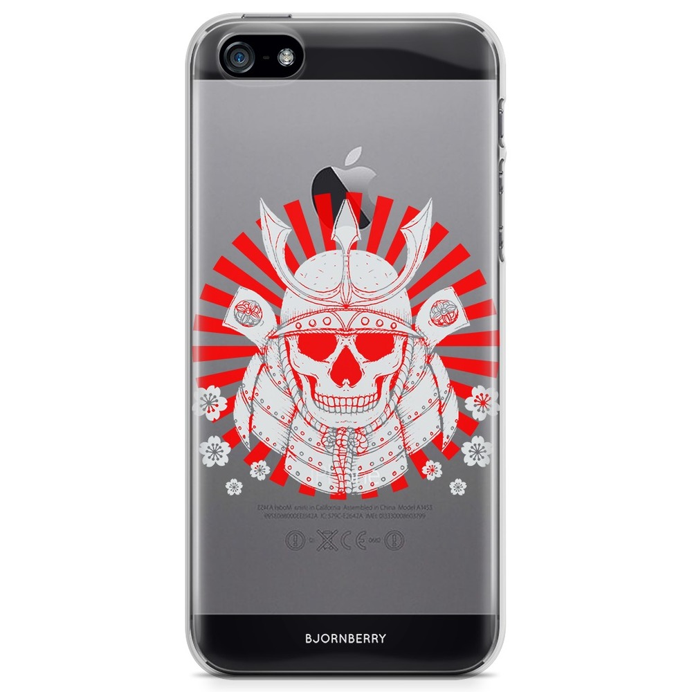 iPhone 5/5S/SE (2016) TPU Case - Samurai Skull