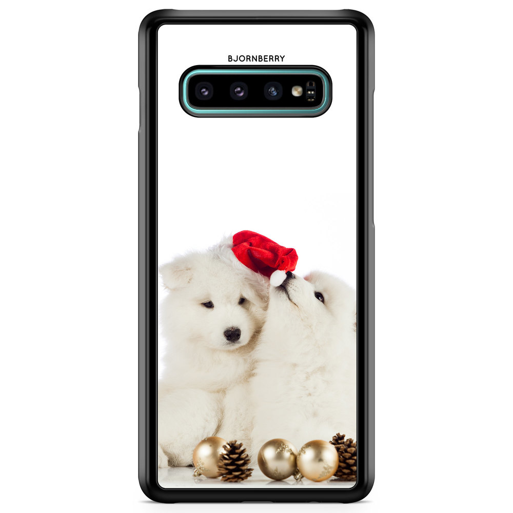 Samsung Galaxy S10 Plus Case - Christmas Dogs