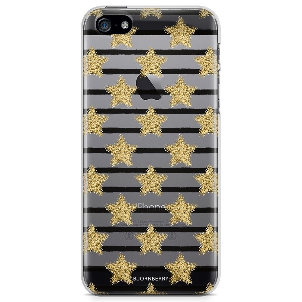 iPhone 5/5S/SE (2016) TPU Case - Gold Stars