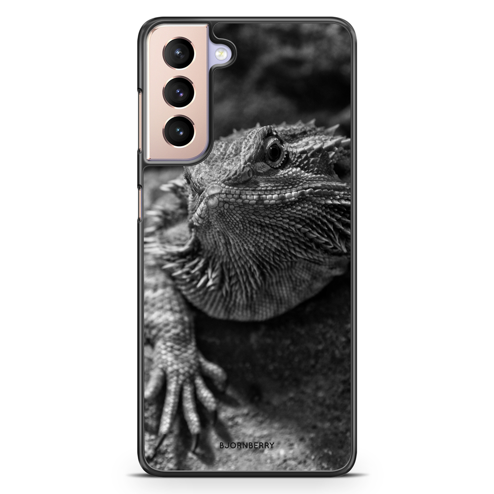 Samsung Galaxy S21 Case - Black/White Lizard
