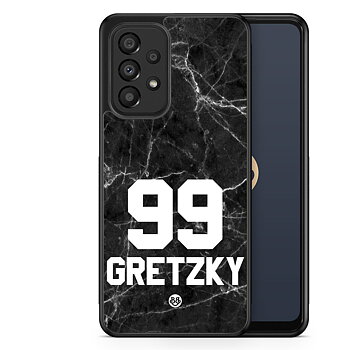 Samsung Galaxy A33 5G Custom Case - Black Marmor Number