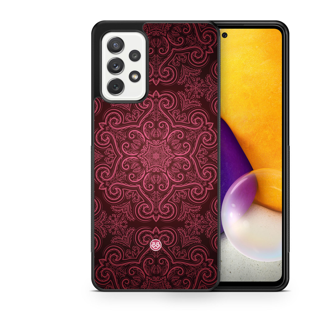 Samsung Galaxy A52/A52s 5G Case - Red Retro Pattern