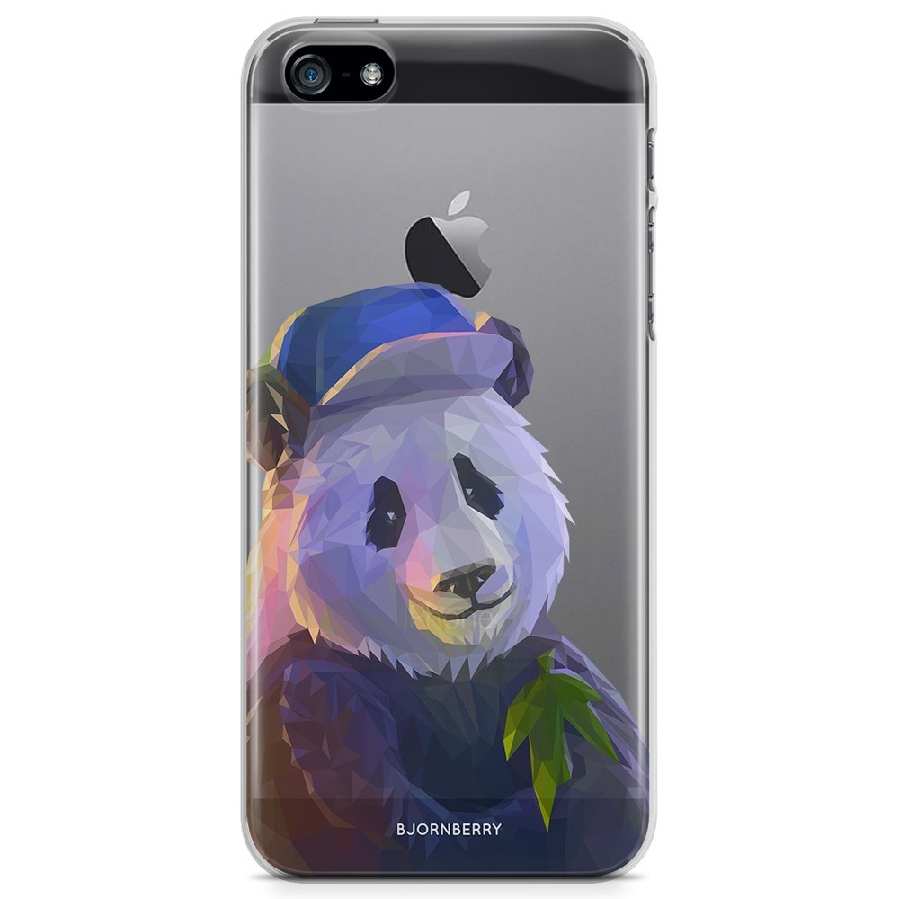 iPhone 5/5S/SE (2016) TPU Case - Colorful Panda
