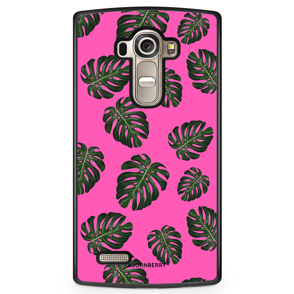 LG G4 Case - Monstera Pink