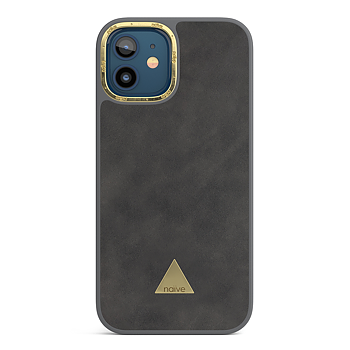 Naive iPhone 12 Smooth Case - Grey