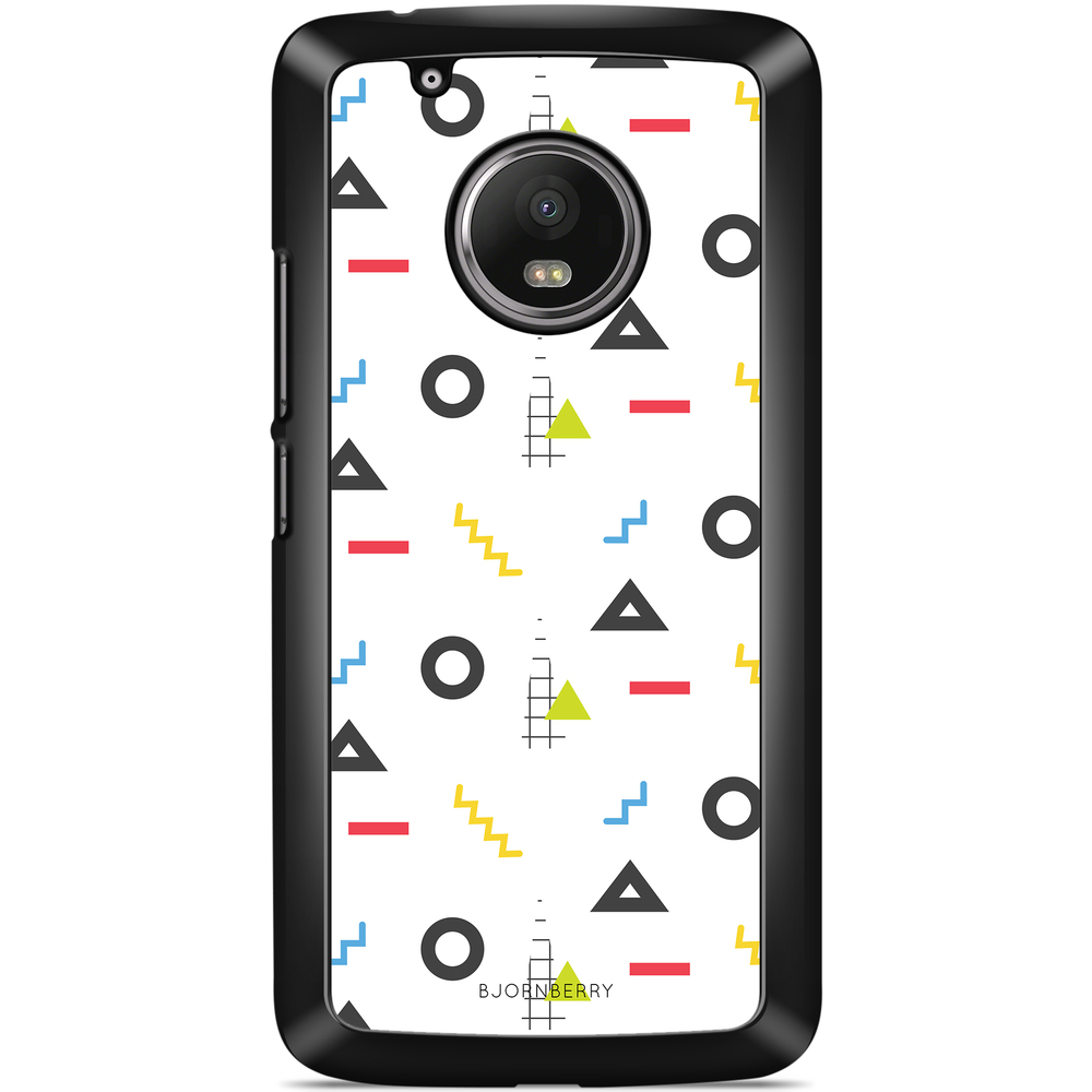 Moto G5 Plus Case - 80s Pattern