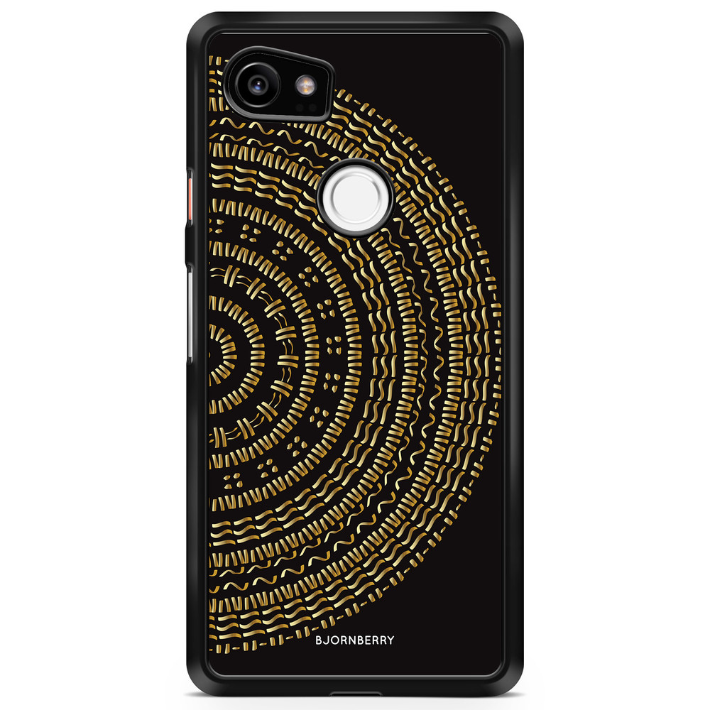 Google Pixel 2 XL Case - Mandala Gold/Black