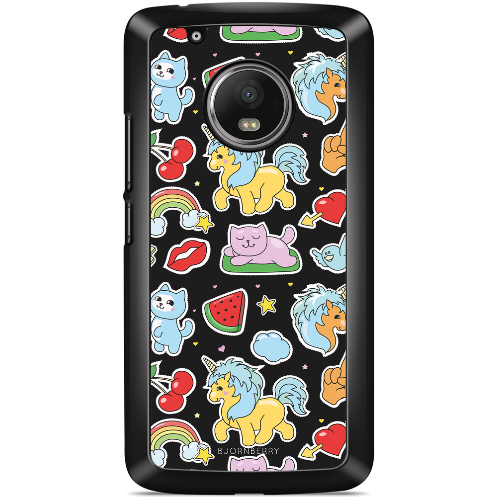Moto G5 Plus Case - Cute Stickers