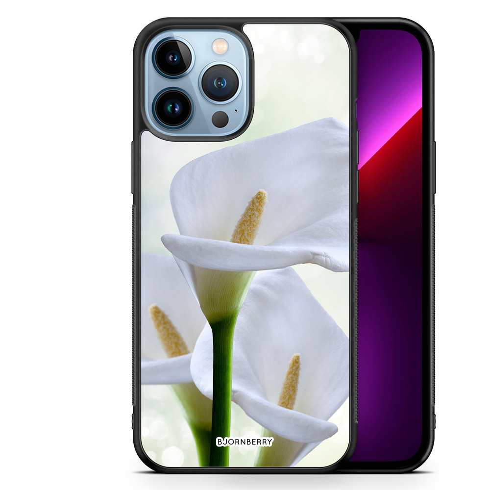 iPhone 13 Pro Max Case - White flower