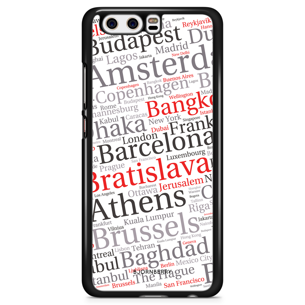 Huawei P10 Case - City Names