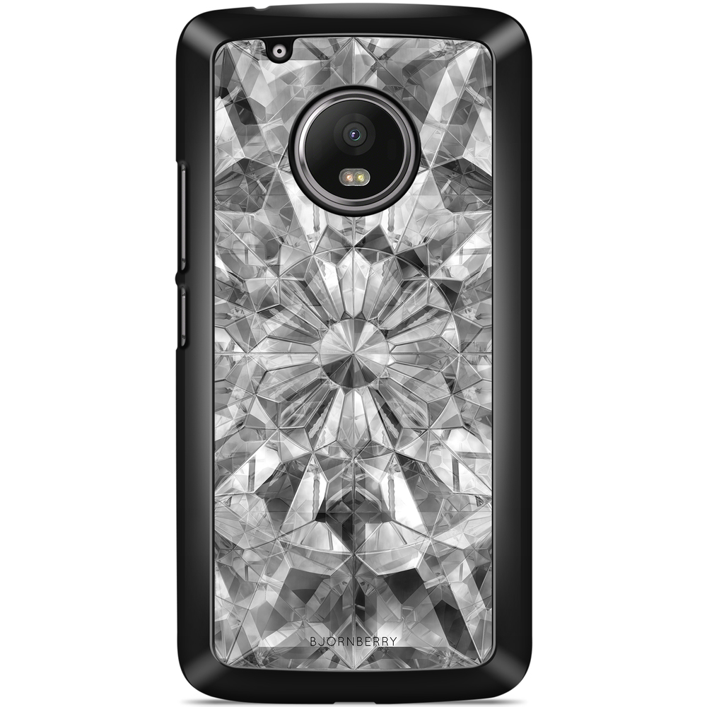 Moto G5 Plus Case - Grey Crystals