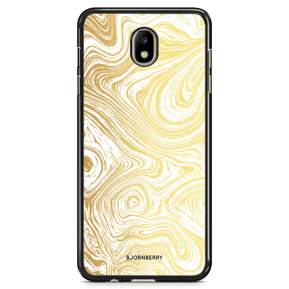Samsung Galaxy J7 (2017) Case - Gold Marble