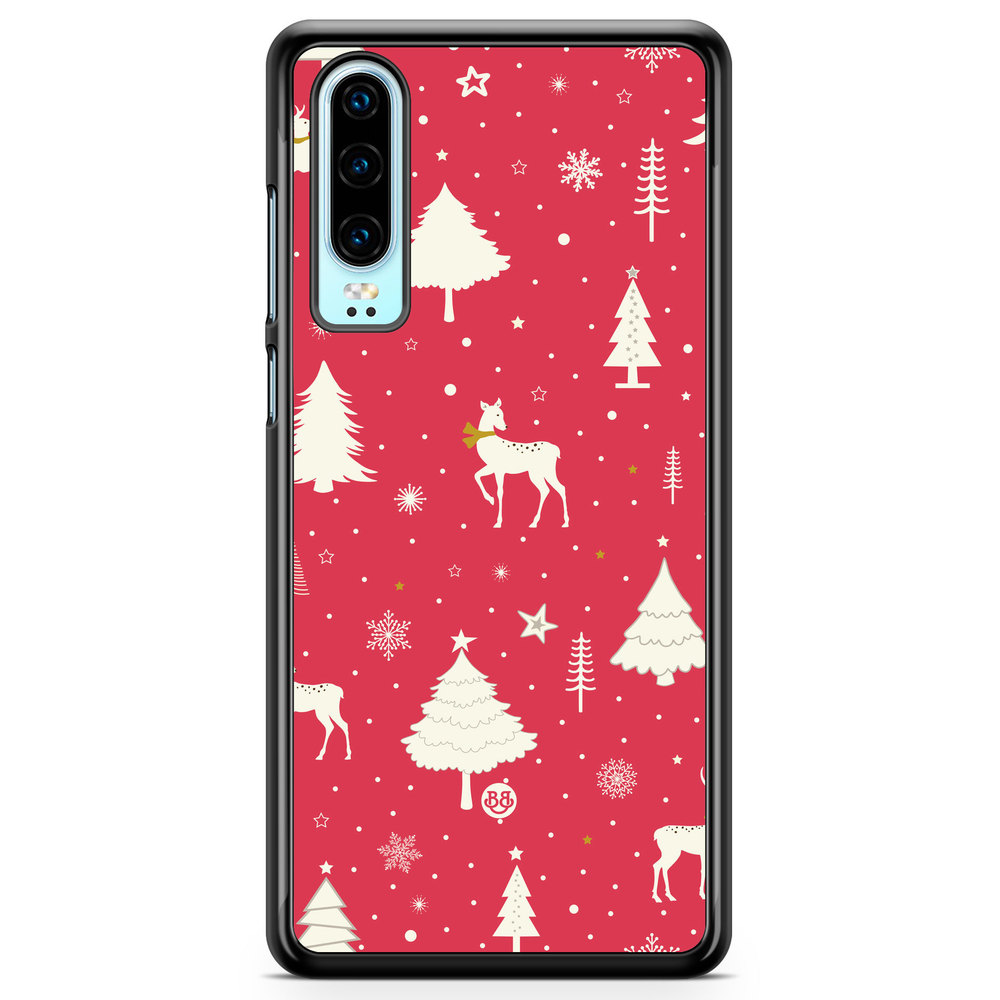 Huawei P30 Case - Red Christmas