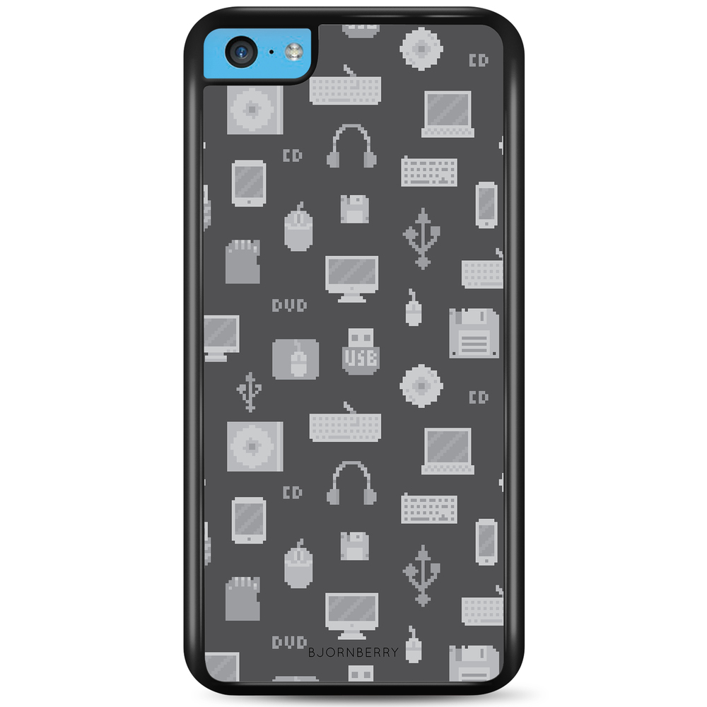 iPhone 5C Case - Pixel Art Computer