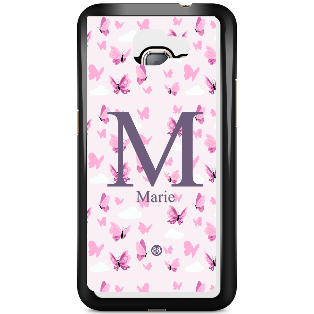 Samsung Galaxy J1 (2016) Case Custom - AWAKEN - Butterfly Pink